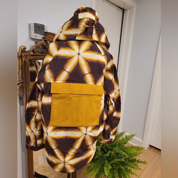 FP Movement NWT Sz M Singin In The Rain Packable Jacket In Golden Shibori Combo - Picture 4 of 10